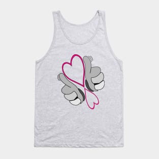 finger heart shirt Tank Top